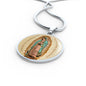 Our Lady of Guadalupe (Virgen de Guadalupe) Circle Pendant Luxury Necklace