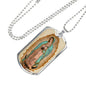 Our Lady of Guadalupe (Virgen de Guadalupe) Military Tag Ball Chain