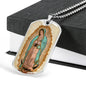 Our Lady of Guadalupe (Virgen de Guadalupe) Military Tag Ball Chain