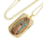 Our Lady of Guadalupe (Virgen de Guadalupe) Military Tag Ball Chain
