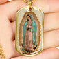 Our Lady of Guadalupe (Virgen de Guadalupe) Military Tag Ball Chain