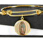 Our Lady of Guadalupe (Virgen de Guadalupe) Circle Adjustable Luxury Bangle