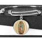 Our Lady of Guadalupe (Virgen de Guadalupe) Circle Adjustable Luxury Bangle