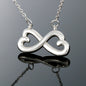 Infinity Heart Necklace for Mom "Happy Mother's Day"