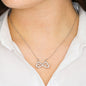 Infinity Heart Necklace for Mom "Happy Mother's Day"
