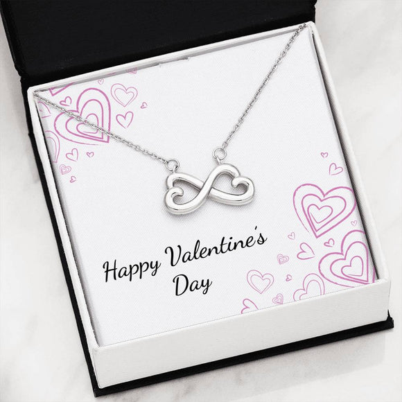 Infinity Heart Necklace with 