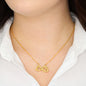Infinity Heart Necklace for Mom "Happy Mother's Day"