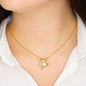 Forever Love Heart Pendant Necklace for Mom (Mother's Day)