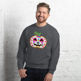 Day of the Dead (Dia de Muertos) Sugar Skull Halloween Pumpkin Unisex Sweatshirt