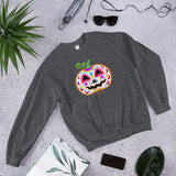 Day of the Dead (Dia de Muertos) Sugar Skull Halloween Pumpkin Unisex Sweatshirt