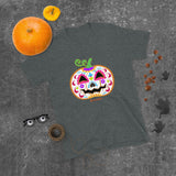 Day of the Dead (Dia de Muertos) Sugar Skull Halloween Pumpkin Short-Sleeve Unisex T-Shirt
