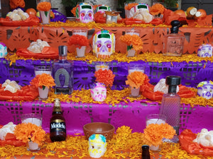 Mexican "Ofrendas" of "Dia de Muertos" (Day of the Dead)