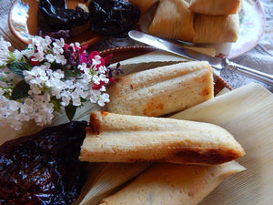 Homemade tamales. How to make Mexican Red Tamales (Tamales Rojos)