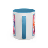 La Abuela Cool Calavera Tarot Card Colorful Mug Size 11oz