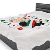 AMLO Mexico Lightweight Velveteen Plush Blanket