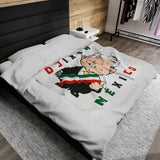 AMLO Mexico Lightweight Velveteen Plush Blanket