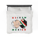 AMLO Mexico Lightweight Velveteen Plush Blanket