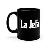 La Jefa 11oz Black Coffee Mug