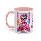 La Abuela Cool Calavera Tarot Card Colorful Mug Size 11oz