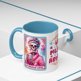 La Abuela Cool Calavera Tarot Card Colorful Mug Size 11oz