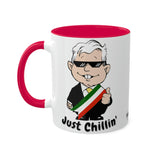 AMLO Coffee Mug Just Chilling Colorful Mugs, 11oz