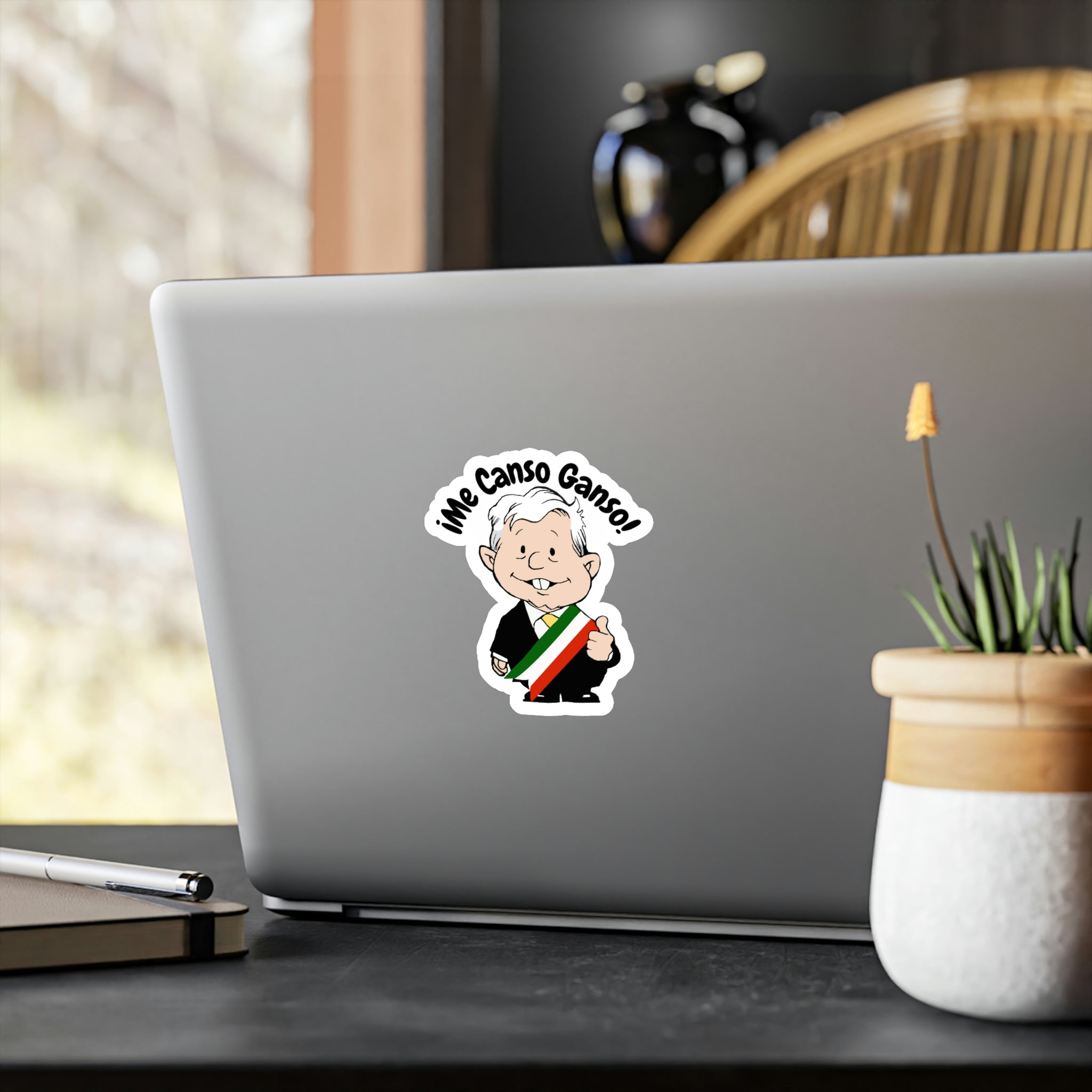 MEXICANDOO AMLO 'Me Canso Ganso' Funny Cartoon Mug - 11 Oz Ceramic, Colorful Interior, Microwave & Dishwasher Safe - View #6
