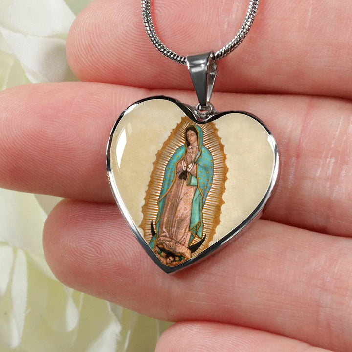 Virgen de guadalupe necklace sale