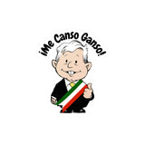 AMLO AMLITO Me Canso Ganso Kiss-Cut Vinyl Decal Sticker (Calcomania) For Indoor And Outdoor