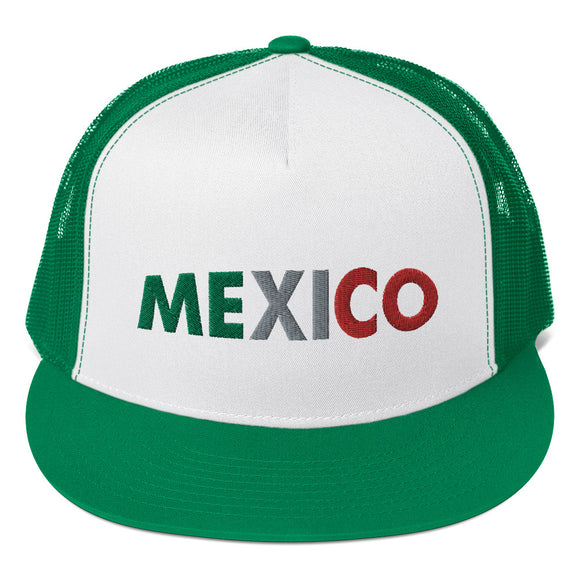 Mexico Embroidered Trucker Cap