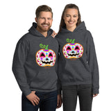 Day of the Dead (Dia de Muertos) Sugar Skull Halloween Pumpkin Unisex Hoodie