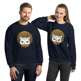 Cute Funny Vintage Retro Style Kawaii Cat Unisex Sweatshirt