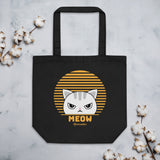 Cute Funny Vintage Retro Style Kawaii Cat Eco Tote Bag