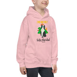 Funny Naughty Cat Christmas Navidad Kids Hoodie