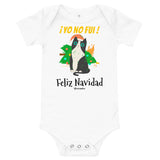 Funny Naughty Cat Christmas Navidad Baby Bodysuit 100% Cotton