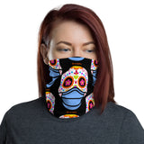 Day of the Dead (Dia Muertos) Sugar Skull with Face Mask Halloween 2020 Neck Gaiter