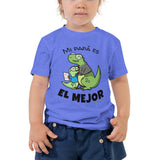 Mi Papa es el Mejor! Dinosaur Toddler Short Sleeve Tee