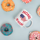 home is here coffee mug