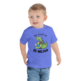 Mi Papa es el Mejor! Dinosaur Toddler Short Sleeve Tee