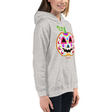 Day of the Dead (Dia de Muertos) Sugar Skull Halloween Pumpkin Kids Hoodie