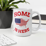 home is here coffee mug