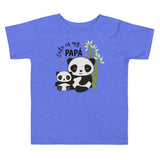 Cute As My Papa! Panda Toddler Short Sleeve Tee