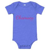 Chamaca pink font Baby Girl Bodysuit 100% Cotton