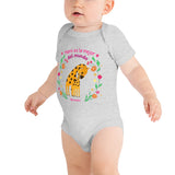 Mami es la Mejor del Mundo cute giraffe Baby Bodysuit 100% Cotton