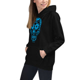 Calavera (Sugar Skull) Blue Kids Hoodie