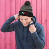 Mexico Embroidered Pom-Pom Beanie