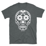 Calavera (Sugar Skull) White Short-Sleeve Unisex T-Shirt