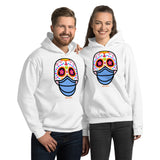 Day of the Dead (Dia Muertos) Sugar Skull with Face Mask Halloween 2020 Unisex Hoodie