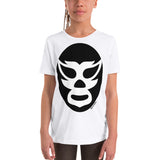 Luchador Black Mask Youth Short Sleeve T-Shirt