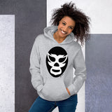 Luchador Black Mask Hooded Sweatshirt