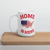 home is here coffee mug